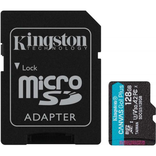   microSDXC 128GB Kingston SDCG3/128GB Canvas Go! Plus + adapter (SDCG3/128GB)