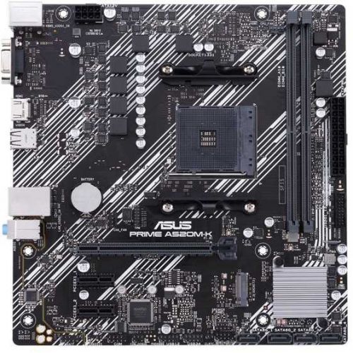   Asus PRIME A520M-K Soc-AM4 AMD A520 2xDDR4 mATX AC`97 8ch(7.1) GbLAN RAID+VGA+HDMI (PRIME A520M-K)