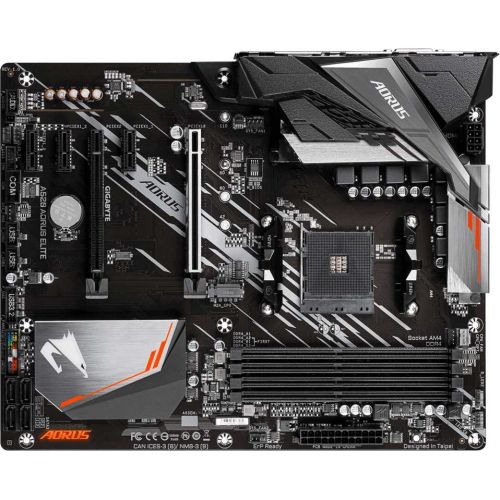   Gigabyte A520 AORUS ELITE Soc-AM4 AMD A520 4xDDR4 ATX AC`97 8ch(7.1) GbLAN RAID+DVI+HDMI (A520 AORUS ELITE)