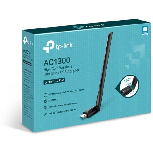   Wi-Fi TP-Link Archer T3U Plus AC1300 USB 3.0 (...) (ARCHER T3U PLUS)