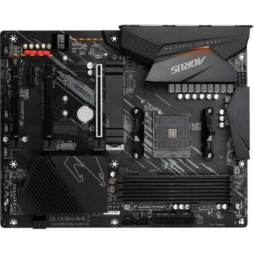 ����������� ����� Gigabyte B550 AORUS ELITE V2 Soc-AM4 AMD B550 4xDDR4 ATX AC`97 8ch(7.1) 2.5Gg RAID+HDMI+DP (B550 AORUS ELITE V2)