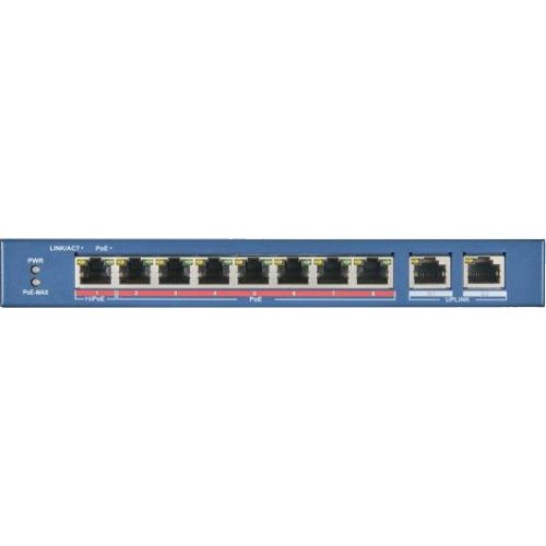  Hikvision DS-3E0310P-E/M 8x100/ 1x1/ 8PoE+ 60W  (DS-3E0310P-E/M)