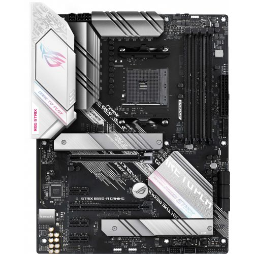 ����������� ����� Asus ROG STRIX B550-A GAMING Soc-AM4 AMD B550 4xDDR4 ATX AC`97 8ch(7.1) 2.5Gg RAID+HDMI+DP (ROG STRIX B550-A GAMING)