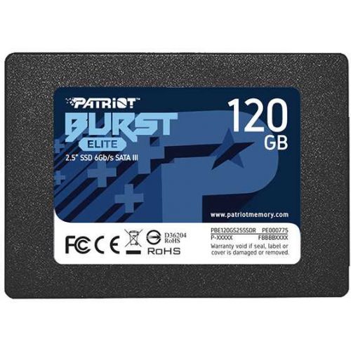  SSD Patriot SATA-III 120GB PBE120GS25SSDR Burst Elite 2.5