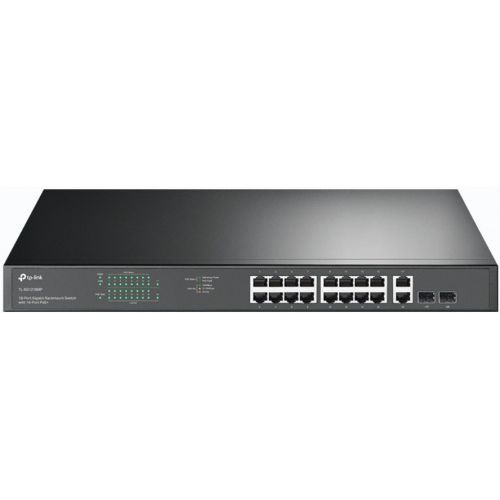 Коммутатор TP-Link TL-SG1218MP (L2) 18x1Гбит/с 2xКомбо(1000BASE-T/SFP) 16PoE+ 250W неуправляемый (TL-SG1218MP) Коммутатор TP-Link TL-SG1218MP (L2) 18x1Гбит/с 2xКомбо(1000BASE-T/SFP) 16PoE+ 250W неуправляемый (TL-SG1218MP)