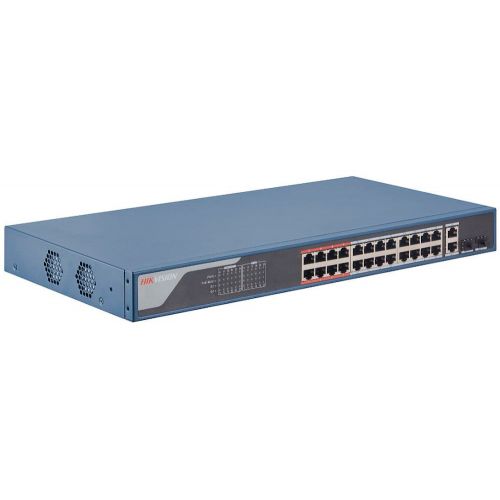 Коммутатор Hikvision DS-3E1326P-EI 24x100Мбит/с 2x1Гбит/с 2xКомбо(1000BASE-T/SFP) 24PoE+ 370W управляемый (DS-3E1326P-EI) Коммутатор Hikvision DS-3E1326P-EI 24x100Мбит/с 2x1Гбит/с 2xКомбо(1000BASE-T/SFP) 24PoE+ 370W управляемый (DS-3E1326P-EI)