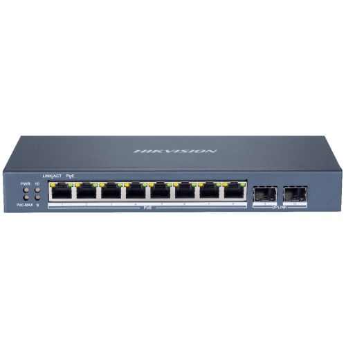  Hikvision DS-3E1510P-EI 8x1/ 2SFP 8PoE+ 110W  (DS-3E1510P-EI)