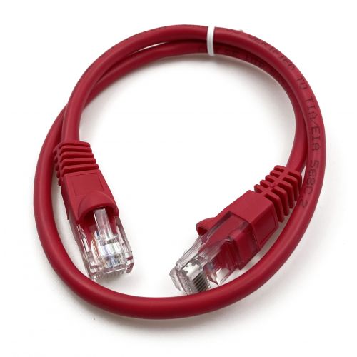 - Buro UTP-5E-0.5M-R UTP 4  cat.5E CCA molded 0.5  RJ-45 (m)-RJ-45 (m) (UTP-5E-0.5M-R)