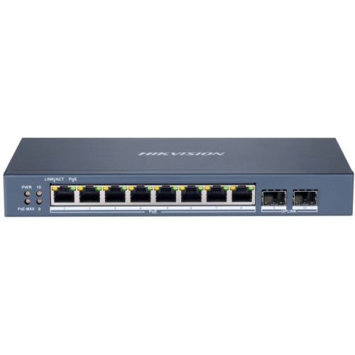  Hikvision DS-3E1510P-SI 8x1/ 2SFP 8PoE+ 110W  (DS-3E1510P-SI)