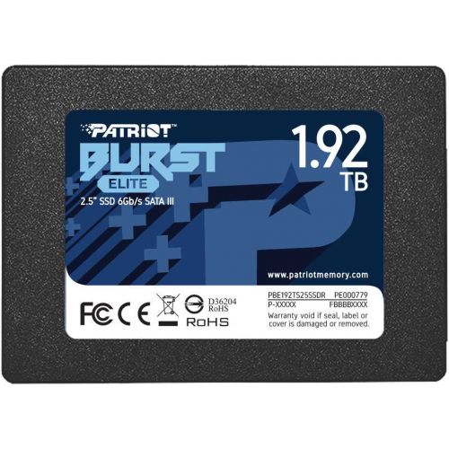  SSD Patriot SATA-III 1.92TB PBE192TS25SSDR Burst Elite 2.5