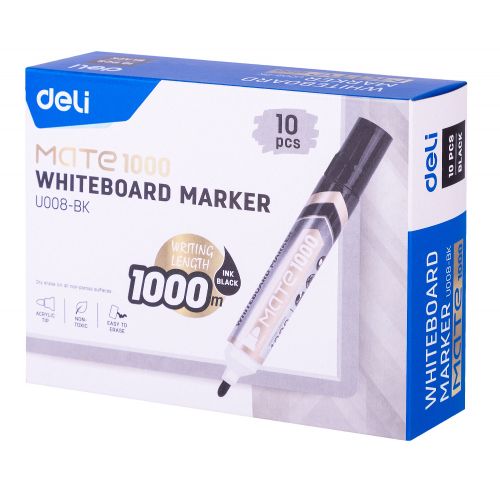    Deli EU008-BK Mate  .   (1.) (EU008-BK) ( 10 .)
