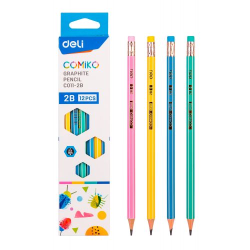  / Deli EC011-2B Comiko 2B .   .. (12)  (EC011-2B) ( 6 .)