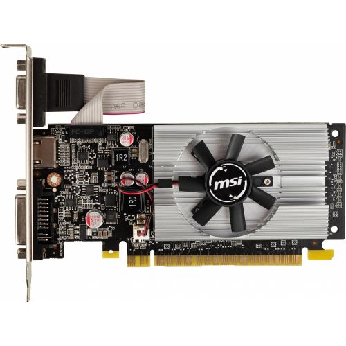  MSI PCI-E N210-1GD3/LP NVIDIA GeForce 210 1Gb 64bit DDR3 460/800 DVIx1 HDMIx1 CRTx1 Ret low profile (N210-1GD3/LP)