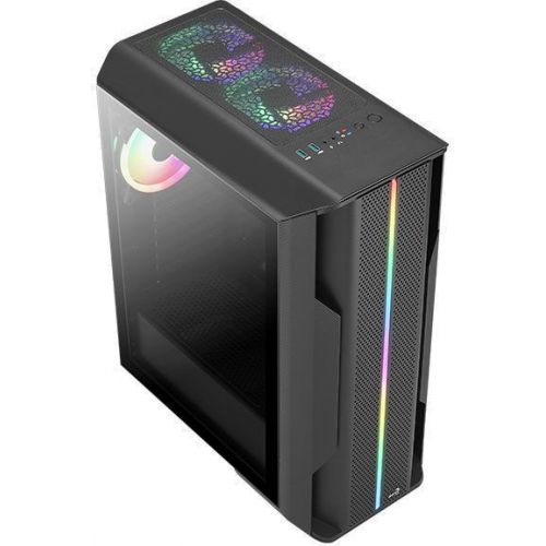 ������ Aerocool Splinter Duo-G-BK-v1 ������ ��� �� ATX 5x120mm 2x140mm 2xUSB3.0 audio bott PSU (ACCM-PB26033.11)