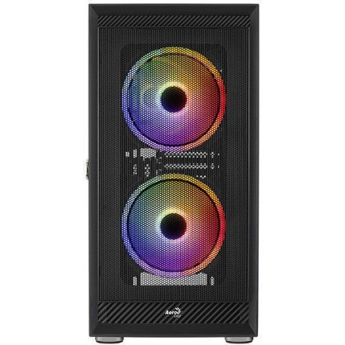 ������ Aerocool Graphite-G-BK-v2 ������ ��� �� ATX 6x120mm 1x140mm 2xUSB3.0 audio bott PSU (ACCM-PB24033.11)