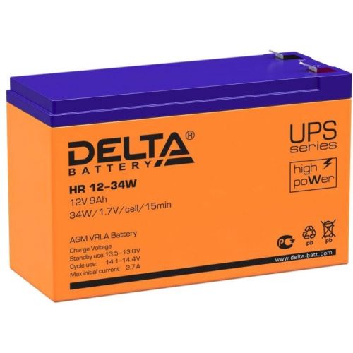 Батарея для ИБП Delta HR 12-34 W 12В 9Ач (HR 12-34 W)