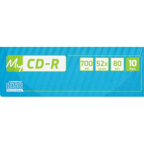 ���� CD-R MyMedia 700Mb 52x Pack wrap (10��) (69204) (69204)