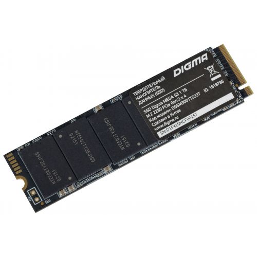  SSD Digma PCIe 3.0 x4 1TB DGSM3001TS33T Mega S3 M.2 2280 (DGSM3001TS33T)