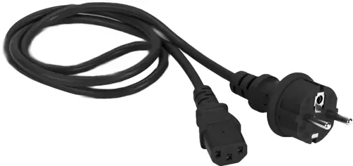  Lanmaster LAN-PP13/SH-0.5-BK C13-Schuko .:3x0.752 0.5 220 10  (LAN-PP13/SH-0.5-BK)