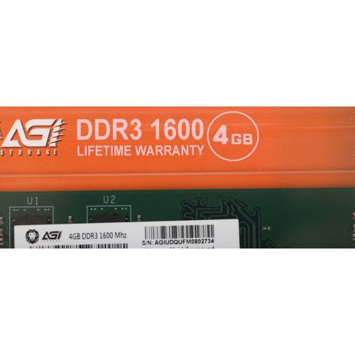  DDR3 4GB 1600MHz AGi AGI160004UD128 UD128 RTL PC4-12800 DIMM 240-pin 1.2 Ret (AGI160004UD128)