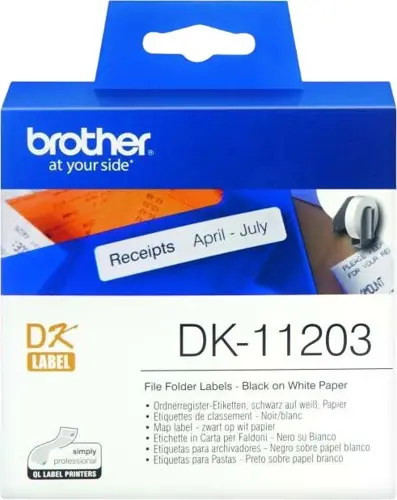   Brother DK11203    17x26.4  Brother QL-5X0, QL-7X00, QL-8X0, QL-10X0, QL-1X10 (DK11203)