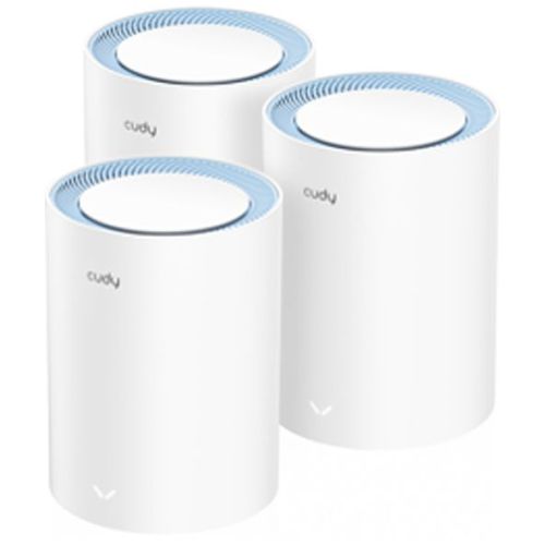  Mesh  Cudy M1200 (M1200(3-PACK)) AC1200 10/100BASE-TX  (.:3) (M1200(3-PACK))