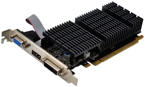 ���������� Afox PCI-E 2.0 AF210-1024D3L5-V2 NVIDIA G210 1Gb 64bit DDR3 520/1600 DVIx1 HDMIx1 CRTx1 HDCP Ret low profile (AF210-1024D3L5-V2)