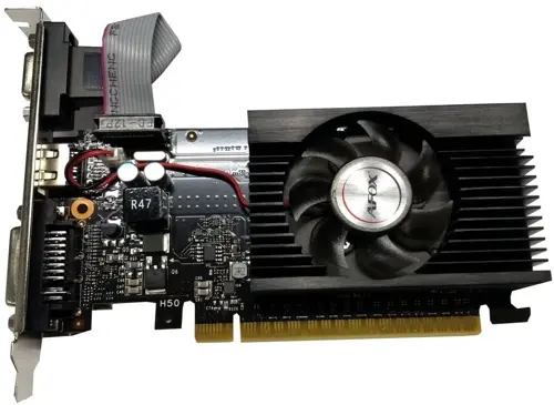 Afox PCI-E 2.0 AF710-1024D3L5 NVIDIA GeForce GT 710 1Gb 64bit GDDR3 954/1600 DVIx1 HDMIx1 CRTx1 HDCP Ret (AF710-1024D3L5)