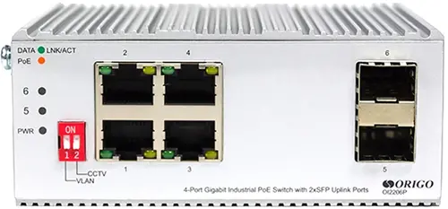  Origo OI2206P/120W OI2206P/120W/A1A (L2) 4x1/ 2SFP 4PoE 4PoE+ 120W  (OI2206P/120W/A1A)