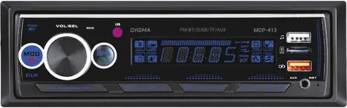  Digma MCP-413 1DIN 4x45 v5.0 USB 2.0 AUX 4  (MCP-413)