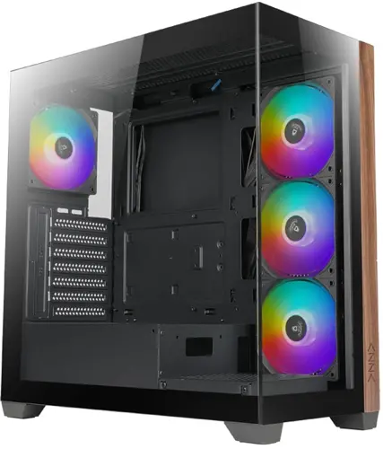 ������ Azza Neptune ������ ��� �� ATX 5x120mm 2x140mm 2xUSB2.0 1xUSB3.0 audio bott PSU (NEPTUNE CSAZ-491)