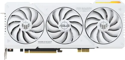  Asus PCI-E 4.0 TUF-RTX4070TIS-16G-BTF-WHITE NVIDIA GeForce RTX 4070TI Super 16Gb 256bit GDDR6X 2610/21000 HDMIx2 DPx3 HDCP Ret (TUF-RTX4070TIS-16G-BTF-WHITE)