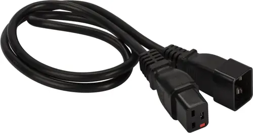   Lanmaster LAN-PP19L/20-0.5-BK C19-Schuko .:3x1.52 0.5 220 16 (.:1)  (LAN-PP19L/20-0.5-BK)