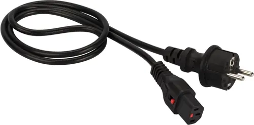   Lanmaster LAN-PP13L/SH-0.5-BK C13-Schuko .:3x0.752 0.5 220 10  (LAN-PP13L/SH-0.5-BK)
