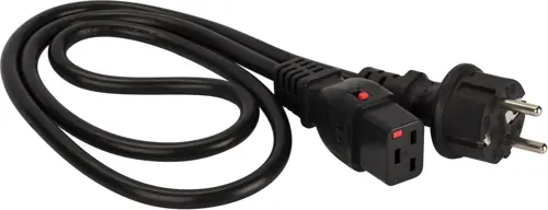   Lanmaster LAN-PP19L/SH-0.5-BK C19-Schuko .:3x1.52 0.5 220 16  (LAN-PP19L/SH-0.5-BK)