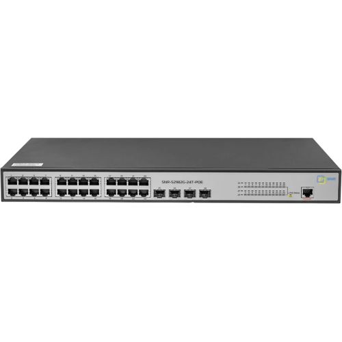  SNR SNR-S2982G-24T-POE-E (L2) 24x1/ 4SFP 24PoE 370W  (SNR-S2982G-24T-POE-E)