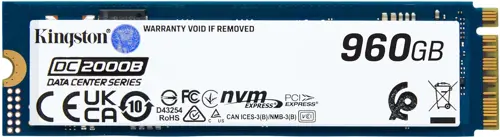  SSD Kingston PCIe 4.0 x4 960GB SEDC2000BM8/960G DC2000B M.2 2280 0.4 DWPD (SEDC2000BM8/960G)