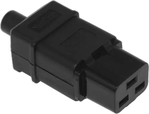 Вилка Lanmaster LAN-IEC-320-C19 IEC 60320 C19 16A 250V black (LAN-IEC-320-C19) Вилка Lanmaster LAN-IEC-320-C19 IEC 60320 C19 16A 250V black (LAN-IEC-320-C19)