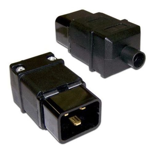 Вилка Lanmaster LAN-IEC-320-C20 IEC 60320 C20 16A 250V black (LAN-IEC-320-C20) Вилка Lanmaster LAN-IEC-320-C20 IEC 60320 C20 16A 250V black (LAN-IEC-320-C20)