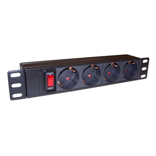    Lanmaster TWT-PDU10-10A4P .. 4xSchuko 10A (TWT-PDU10-10A4P)