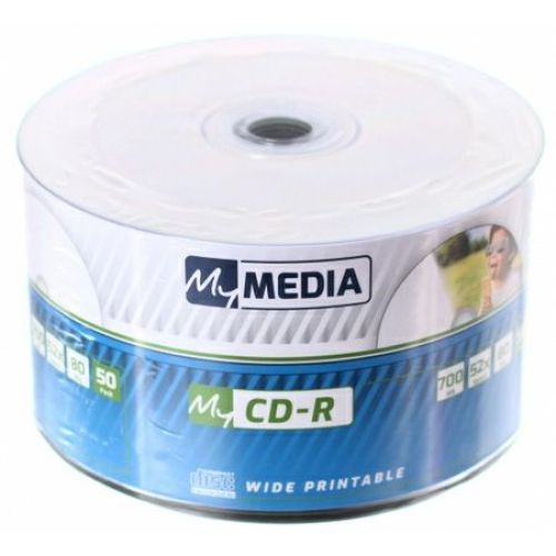 ���� CD-R MyMedia 700Mb 52x Pack wrap (50��) Printable (69206) (69206)