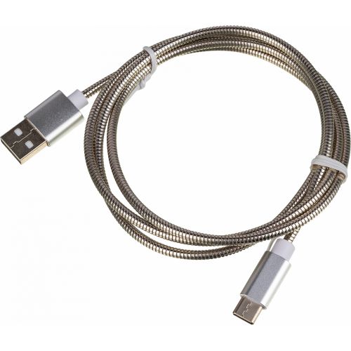 NONAME Кабель USB (m)-USB Type-C (m) 1м серебристый NONAME Кабель USB (m)-USB Type-C (m) 1м серебристый