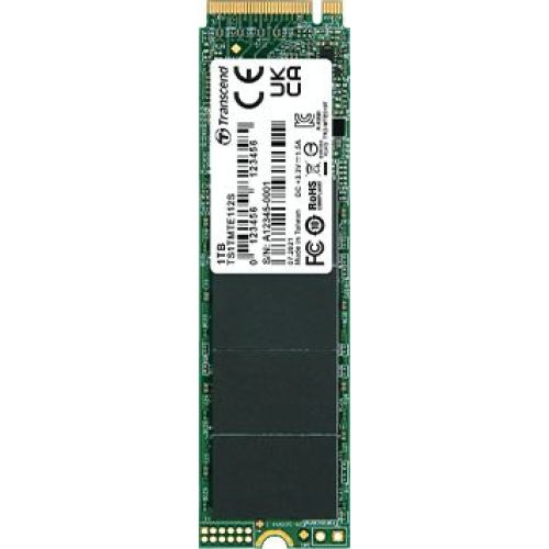  SSD Transcend PCIe 3.0 x4 1TB TS1TMTE110S 110S M.2 2280 0.2 DWPD (TS1TMTE110S)