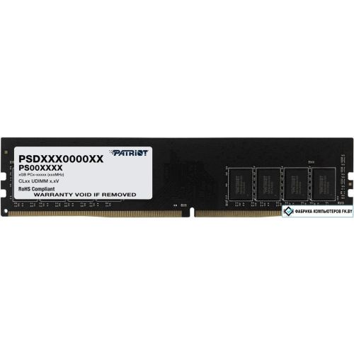  DDR4 16Gb 2400MHz Patriot PSD416G240081 Signature RTL PC4-19200 CL17 DIMM 288-pin 1.2 single rank Ret (PSD416G240081)