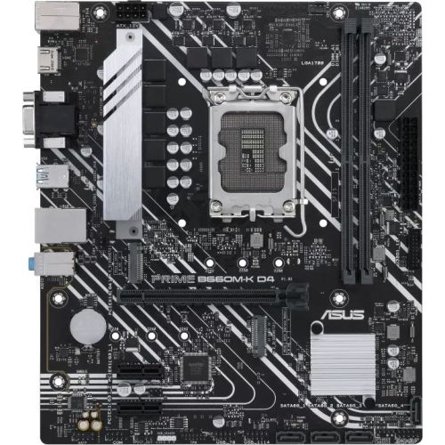   Asus PRIME B660M-K D4 Soc-1700 Intel B660 2xDDR4 mATX AC`97 8ch(7.1) GbLAN RAID+VGA+HDMI (PRIME B660M-K D4)