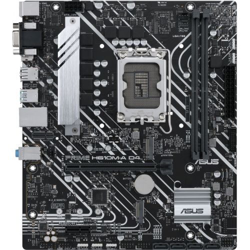   Asus PRIME H610M-A D4-CSM Soc-1700 Intel H610 2xDDR4 mATX AC`97 8ch(7.1) GbLAN+VGA+HDMI+DP (PRIME H610M-A D4-CSM)