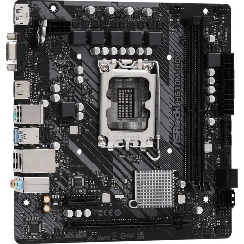   Asrock H610M-HDV Soc-1700 Intel H610 2xDDR4 mATX AC`97 8ch(7.1) GbLAN+VGA+HDMI+DP (H610M-HDV)