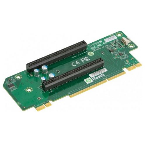 ������-����� SuperMicro RSC-W2-66 Riser Card 2U, (2 PCI-Ex16), Left Slot (WIO) Passive