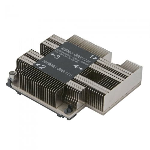 Пассивный кулер SuperMicro SNK-P0067PD в корпус 1U и в сокет LGA3647-0, рассеивает до 140Вт тепла Пассивный кулер SuperMicro SNK-P0067PD в корпус 1U и в сокет LGA3647-0, рассеивает до 140Вт тепла