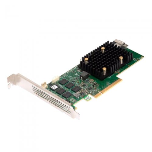 HBA-������� Broadcom SAS 9500-8i SGL (05-50077-03 / 03-50077-03002) PCIe v4 x8 LP, Tri-Mode SAS/SATA/NVMe 12G HBA, 8port(1*int SFF8654), 3808 IOC, RTL {5} (007509)